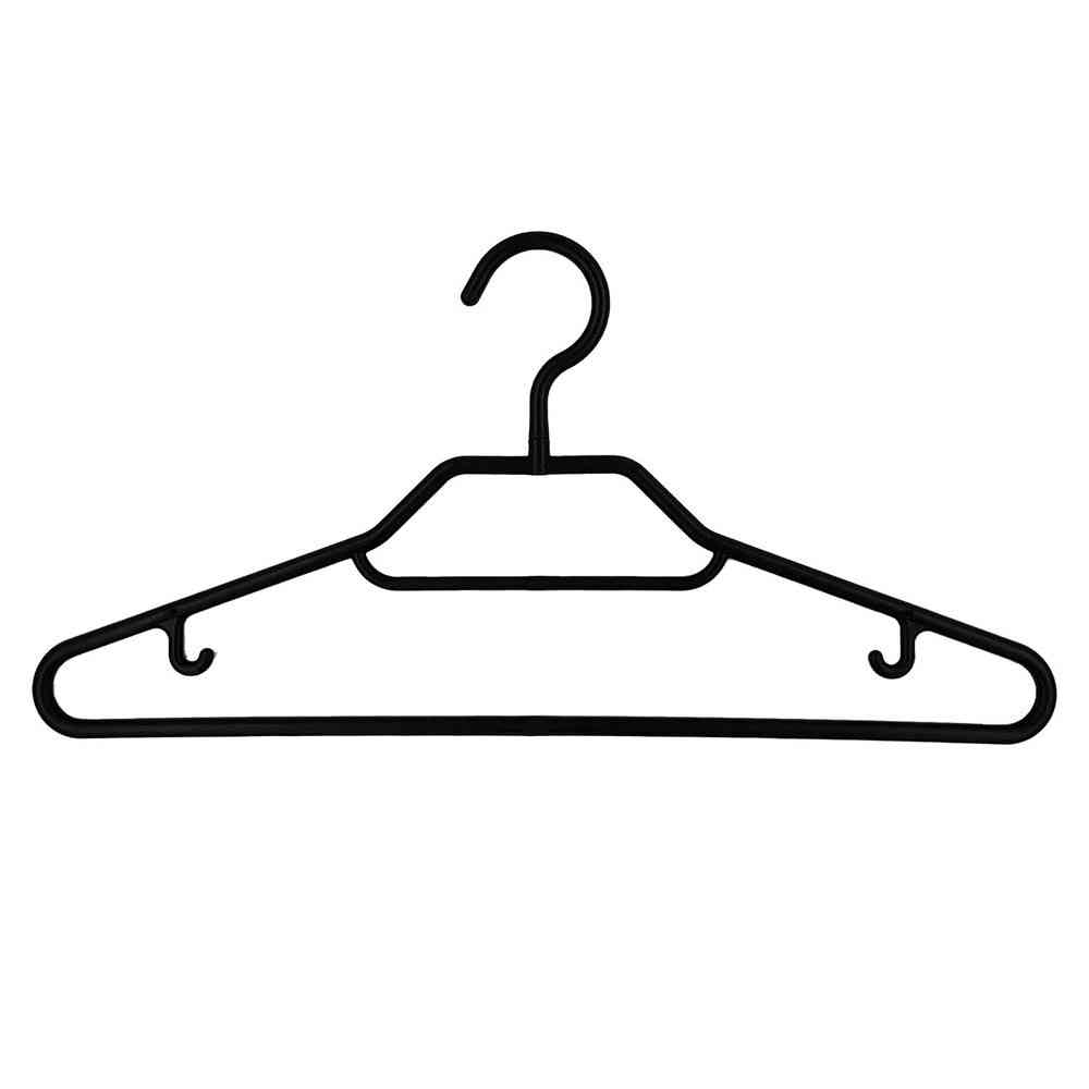 Shinko Hanger Best Line Style Shirt Hanger Black 5-Pack