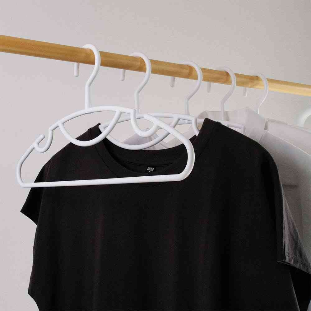 Shinko Hanger Antibacterial Slim Hanger Set White 10-Pack