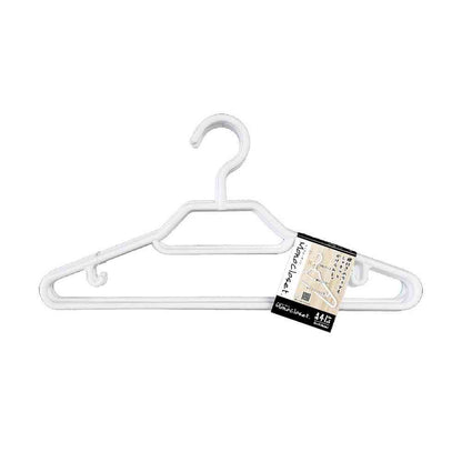 Shinko Hanger Mono Closet Shirt Hanger White 5-Pack