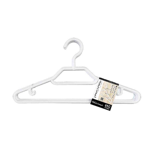 Shinko Hanger Mono Closet Shirt Hanger White 5-Pack