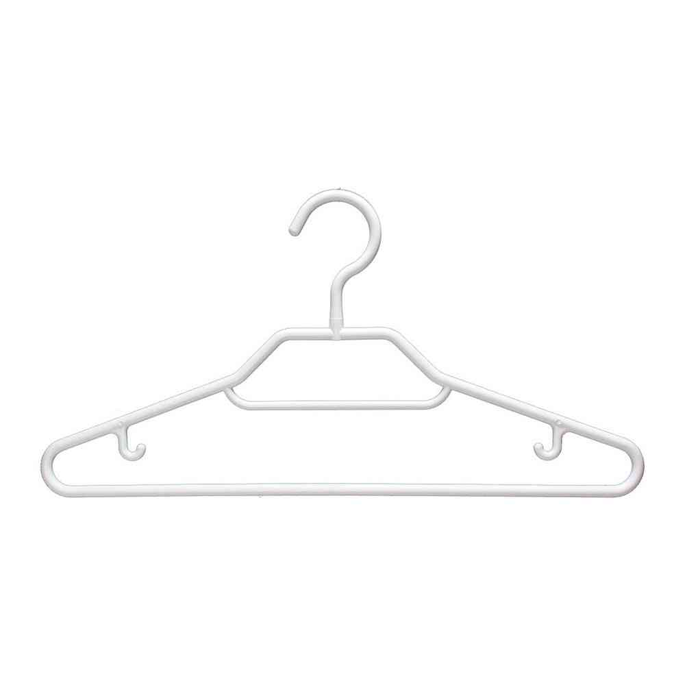 Shinko Hanger Mono Closet Shirt Hanger White 5-Pack