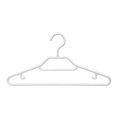 Shinko Hanger Mono Closet Shirt Hanger White 5-Pack