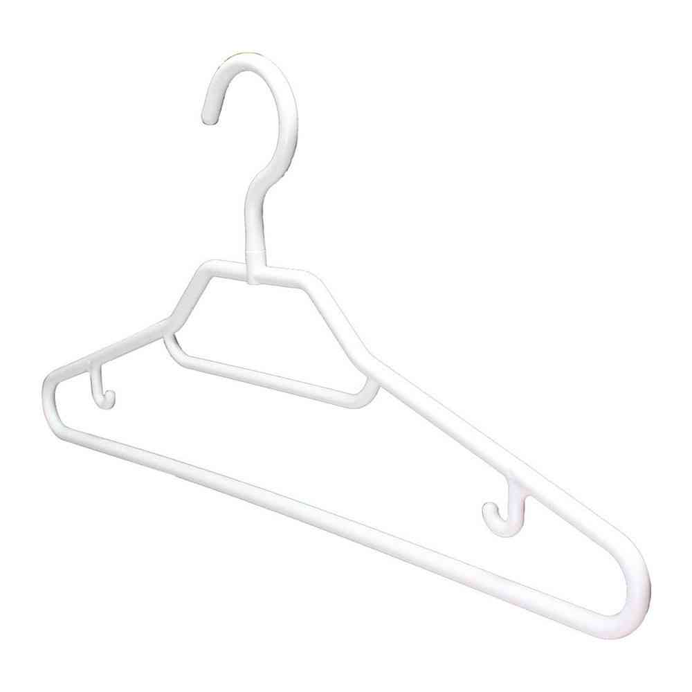 Shinko Hanger Mono Closet Shirt Hanger White 5-Pack