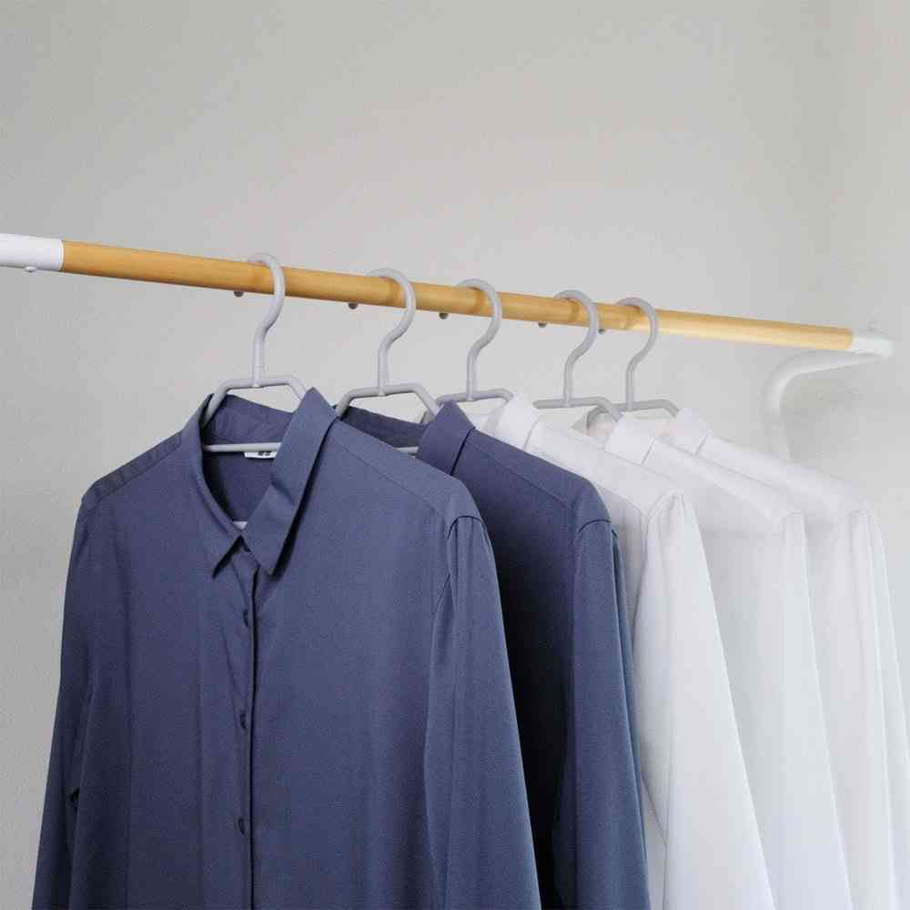 Shinko Hanger Mono Closet Shirt Hanger Gray 5-Pack