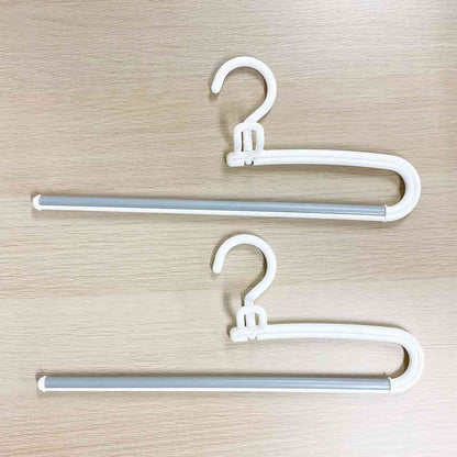 Shinko Hanger Mono Closet Slacks Hanger White 2-Pack