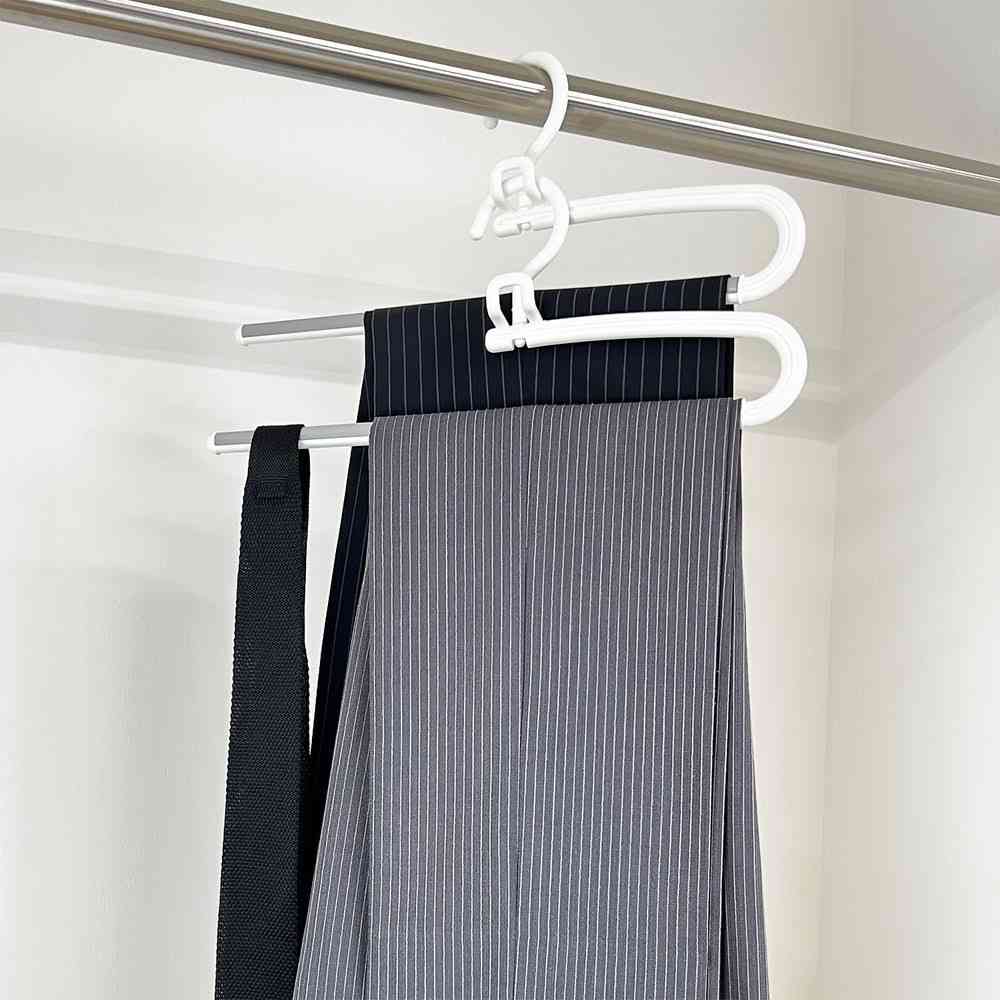 Shinko Hanger Mono Closet Slacks Hanger White 2-Pack