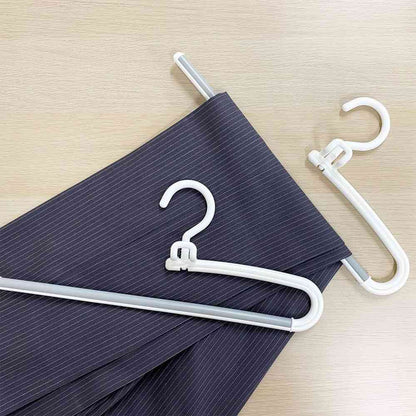 Shinko Hanger Mono Closet Slacks Hanger White 2-Pack