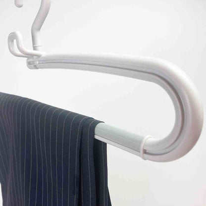 Shinko Hanger Mono Closet Slacks Hanger Gray 2-Pack