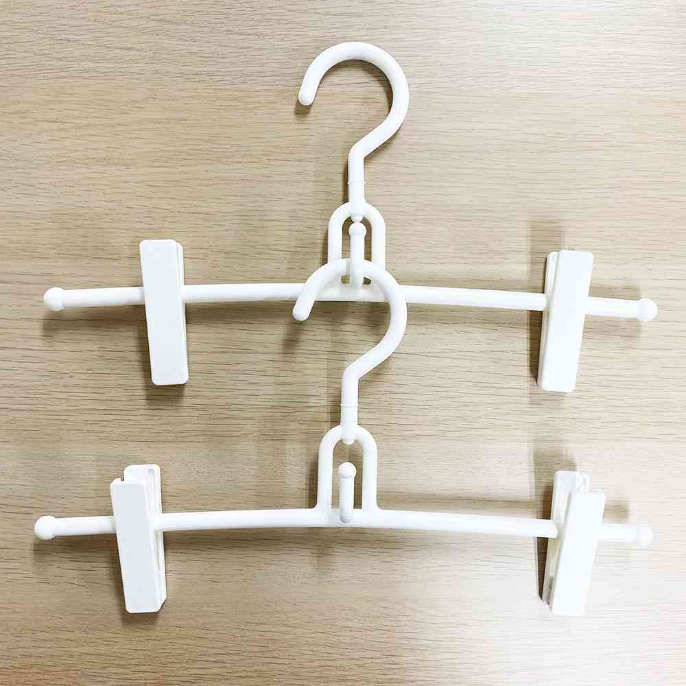 Shinko Hanger Mono Closet Skirt Hanger White 2-Pack