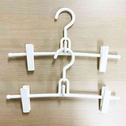 Shinko Hanger Mono Closet Skirt Hanger White 2-Pack