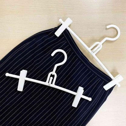 Shinko Hanger Mono Closet Skirt Hanger White 2-Pack