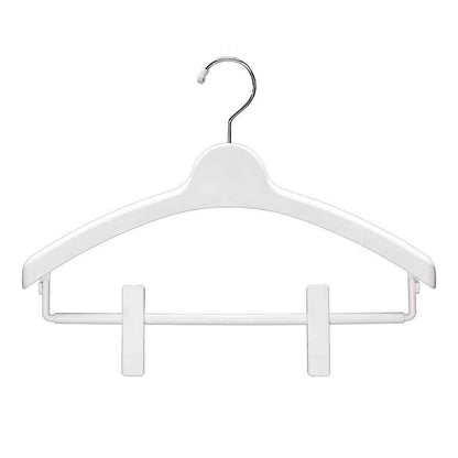 Shinko Hanger Mono Closet Top Hanger Clip Bar White