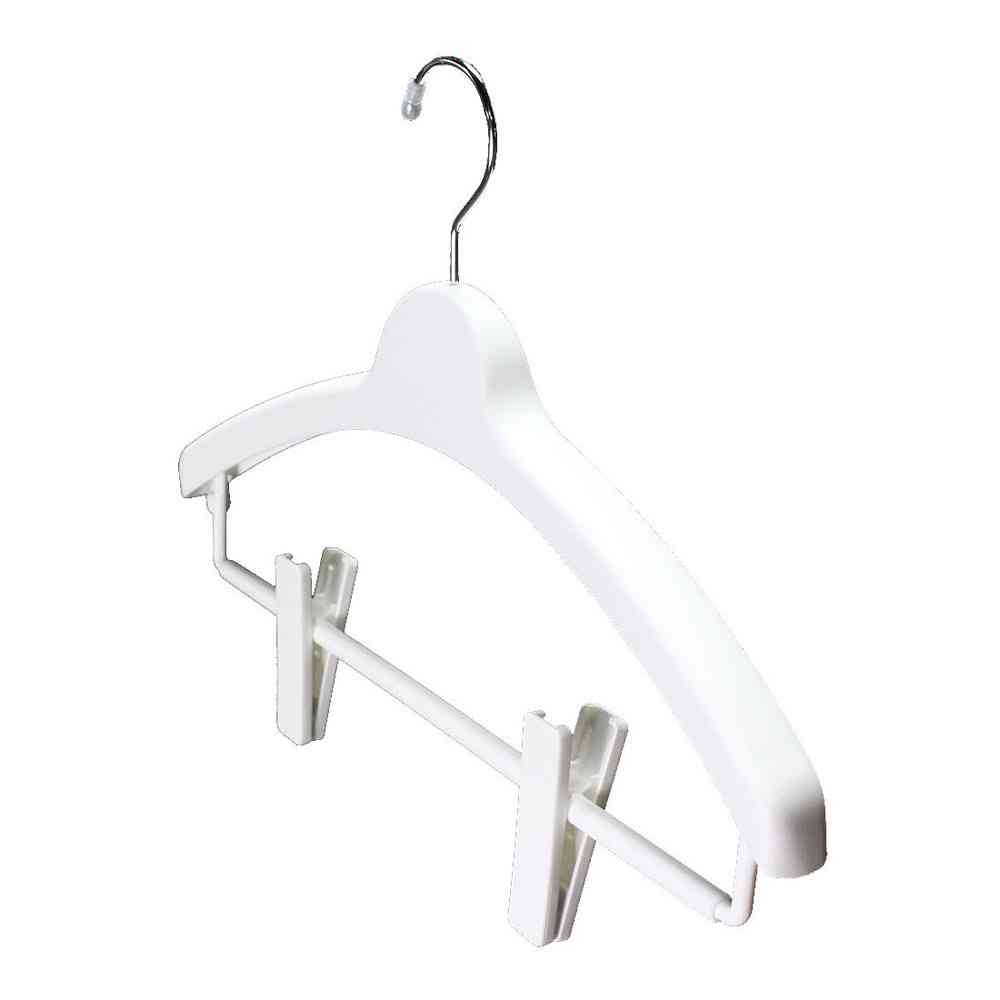Shinko Hanger Mono Closet Top Hanger Clip Bar White