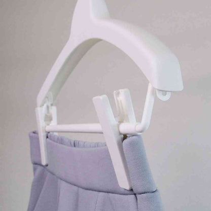 Shinko Hanger Mono Closet Top Hanger Clip Bar White