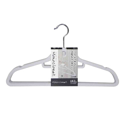 Shinko Hanger Mono Closet Shirt Hanger Flocked Gray (6 pieces)