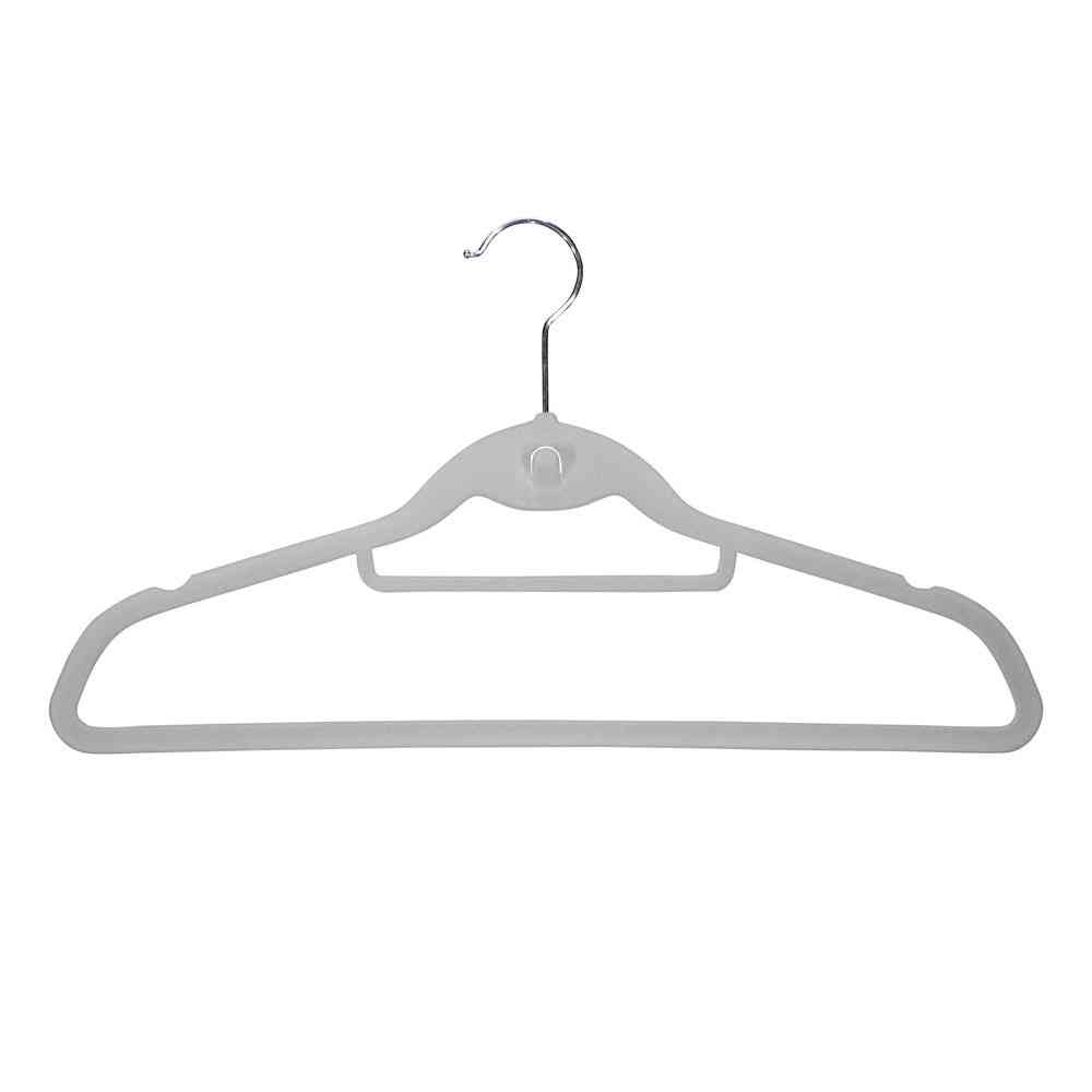 Shinko Hanger Mono Closet Shirt Hanger Flocked Gray (6 pieces)