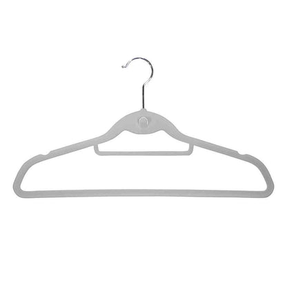 Shinko Hanger Mono Closet Shirt Hanger Flocked Gray (6 pieces)