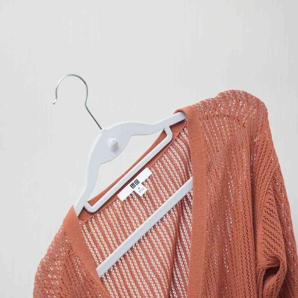 Shinko Hanger Mono Closet Shirt Hanger Flocked Gray (6 pieces)