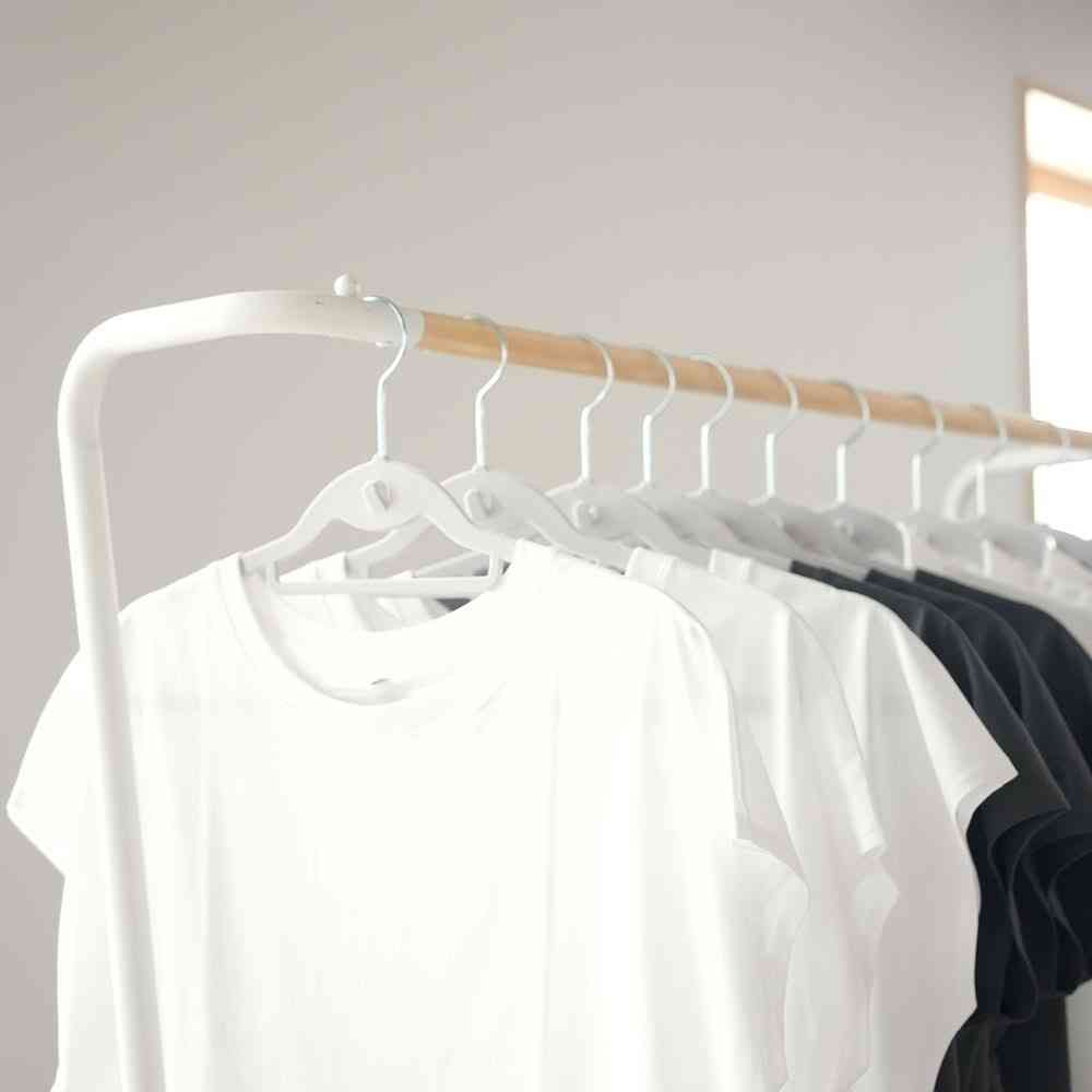 Shinko Hanger Mono Closet Shirt Hanger Flocked Gray (6 pieces)
