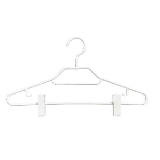 Shinko Hanger Mono Closet Shirt Hanger Clip White 3-Pack