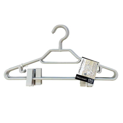 Shinko Hanger Mono Closet Shirt Hanger Clip Gray 3-Pack