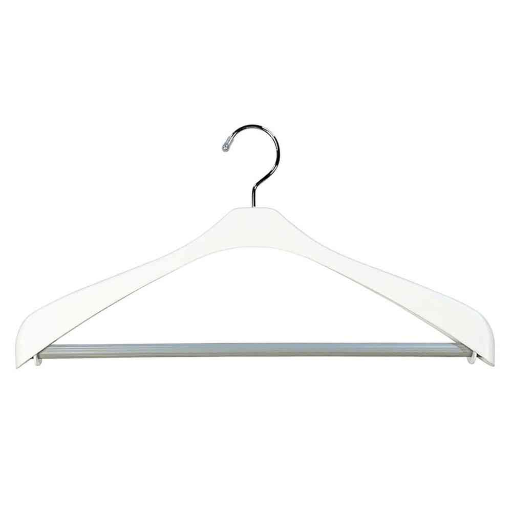 Shinko Hanger Mono Closet Suit Hanger Slim Stop White 2-Pack
