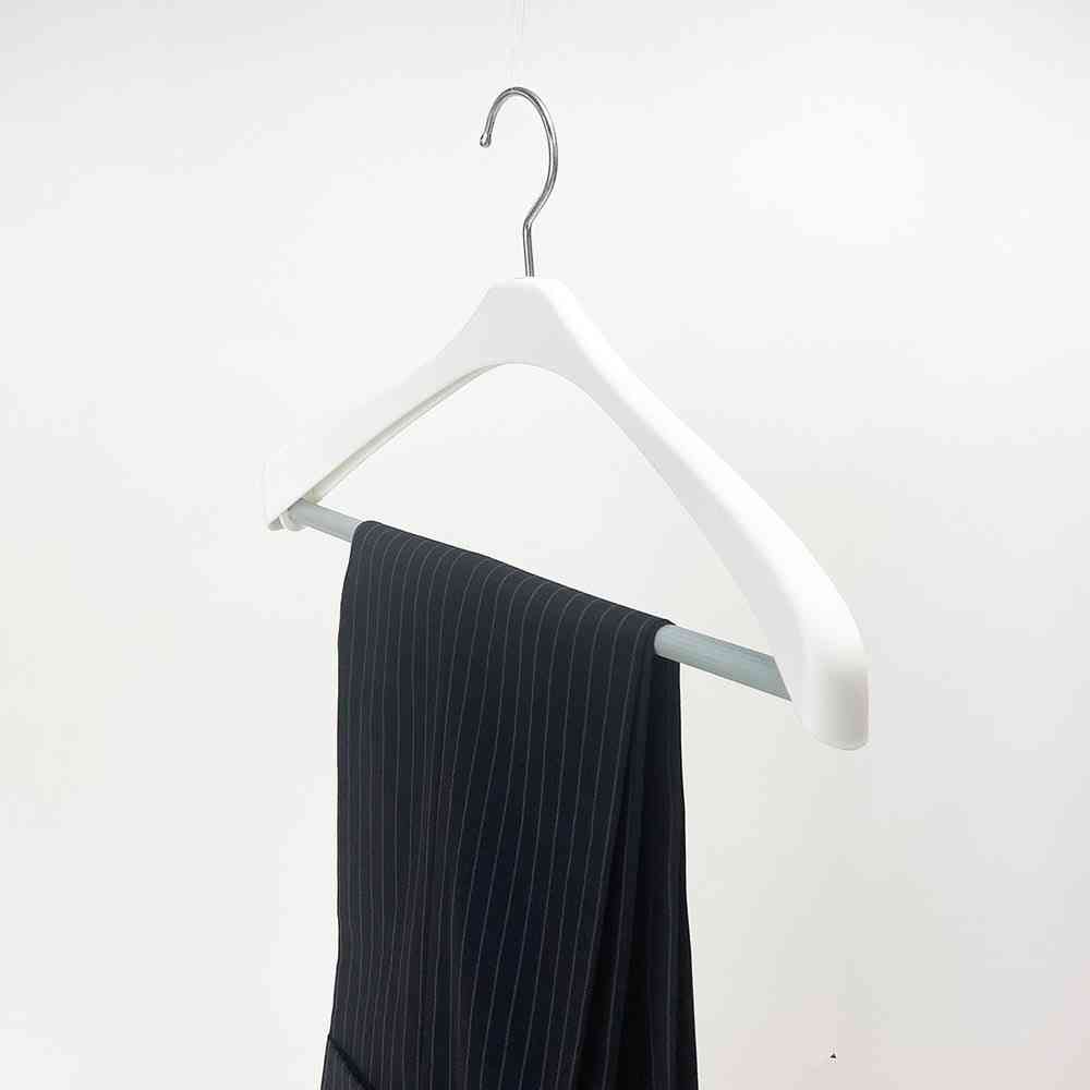 Shinko Hanger Mono Closet Suit Hanger Slim Stop White 2-Pack