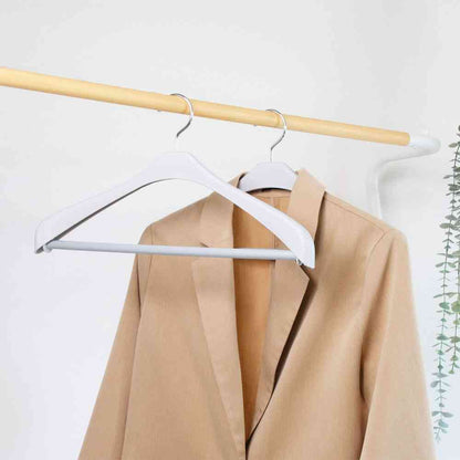 Shinko Hanger Mono Closet Suit Hanger Slim Stop Gray (2 pieces)