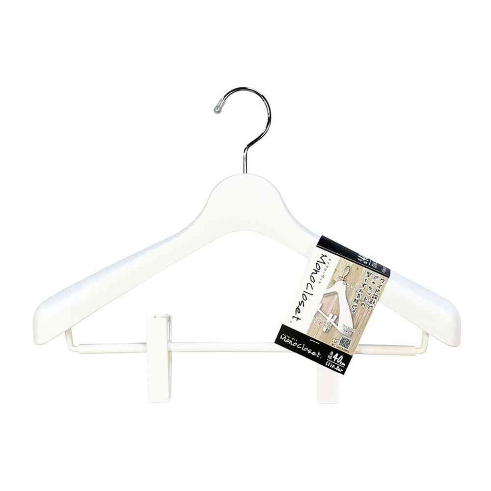 Shinko Hanger Mono Closet Suit Hanger Clip 40 White