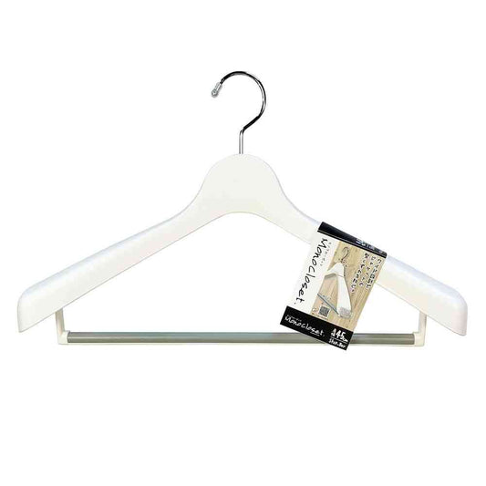 Shinko Hanger Mono Closet Suit Hanger Stop 45 White