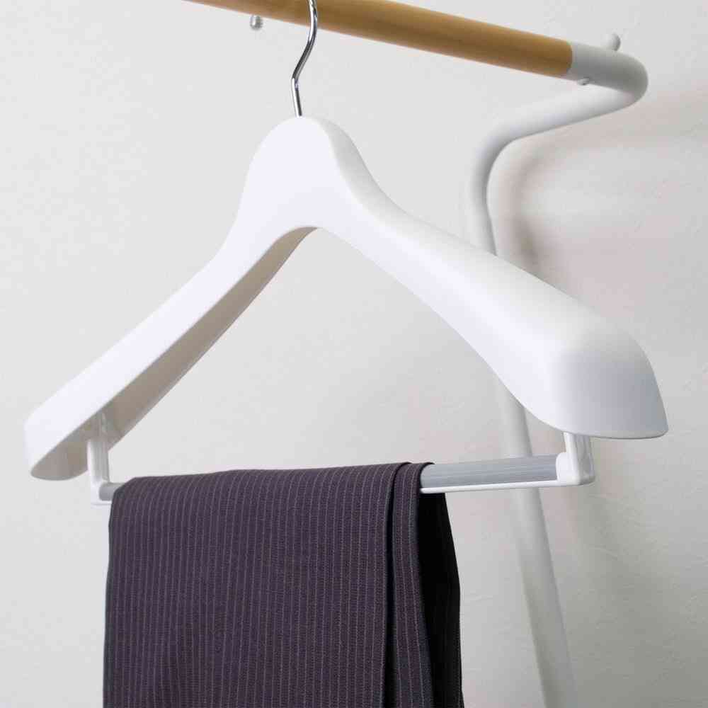 Shinko Hanger Mono Closet Suit Hanger Stop 45 White