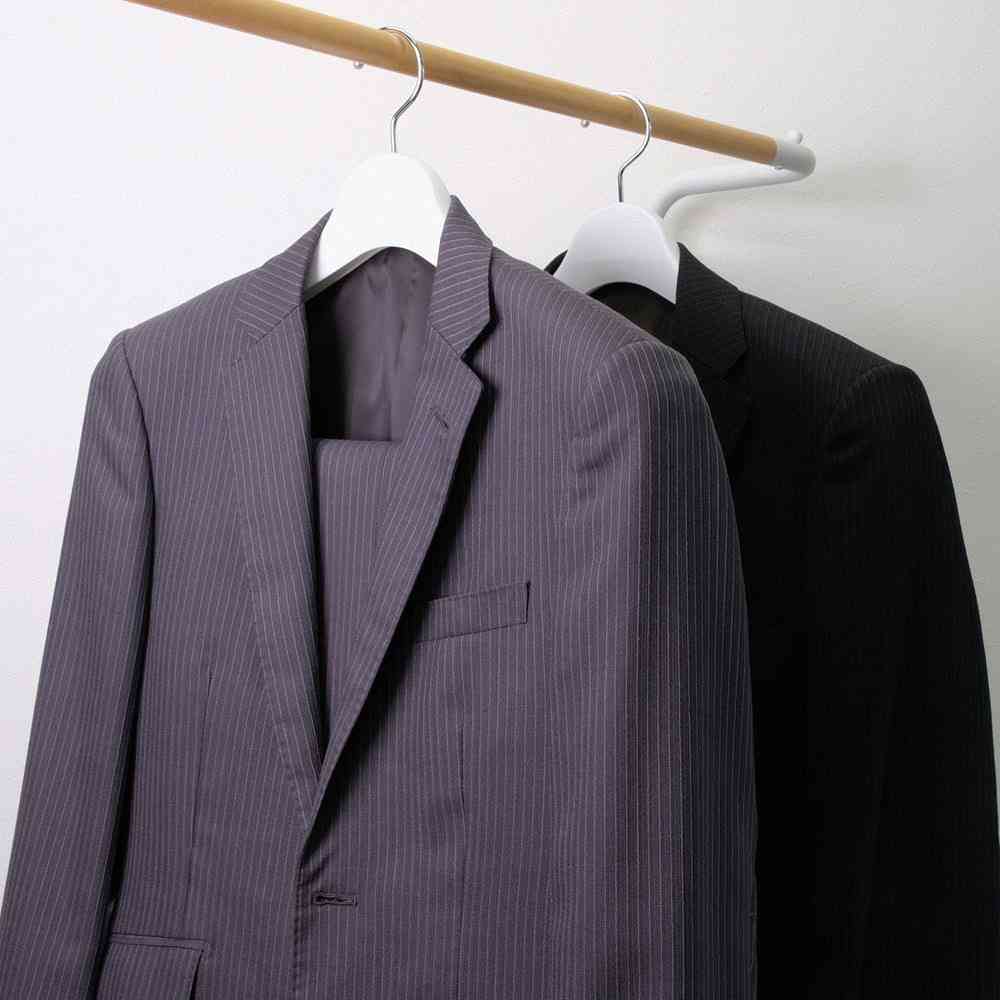 Shinko Hanger Mono Closet Suit Hanger Stop 45 White