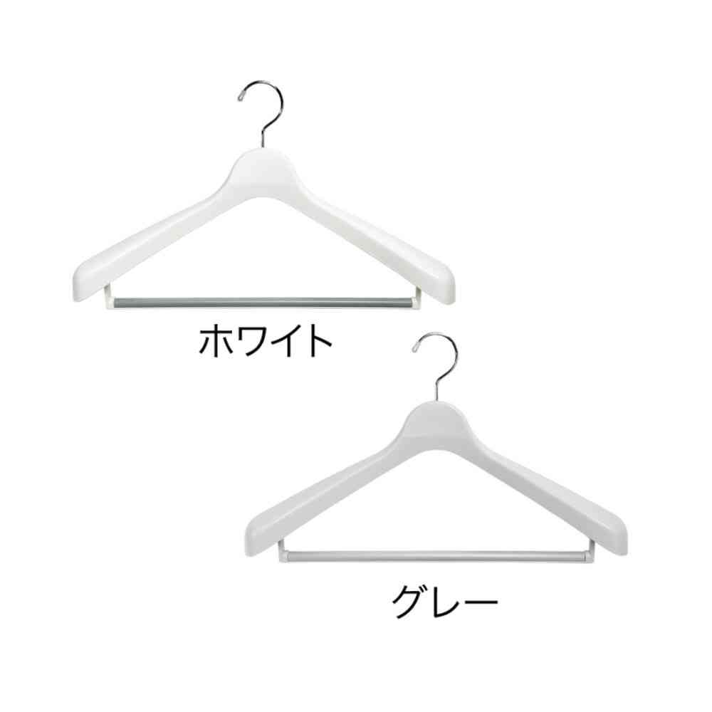Shinko Hanger Mono Closet Suit Hanger Stop 45 Gray