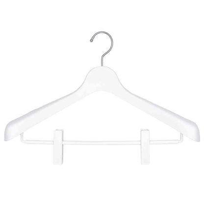 Shinko Hanger Mono Closet Suit Hanger Clip 45 White