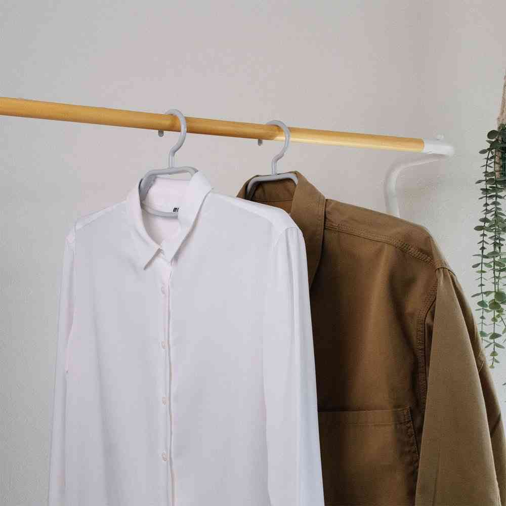 Shinko Hanger Mono Closet Shirt Hanger Slide Gray (2 pieces)