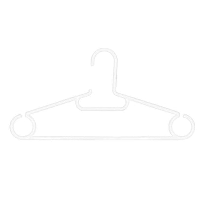Shinko Hanger Mono Closet Shirt Hanger Smart White 5 Pieces