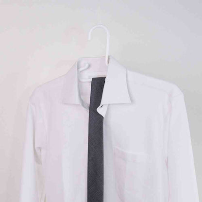Shinko Hanger Mono Closet Shirt Hanger Smart White 5 Pieces
