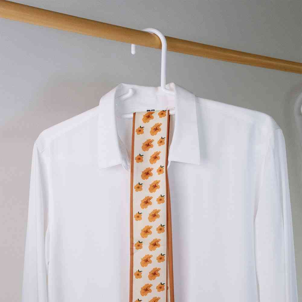 Shinko Hanger Mono Closet Shirt Hanger Smart White 5 Pieces
