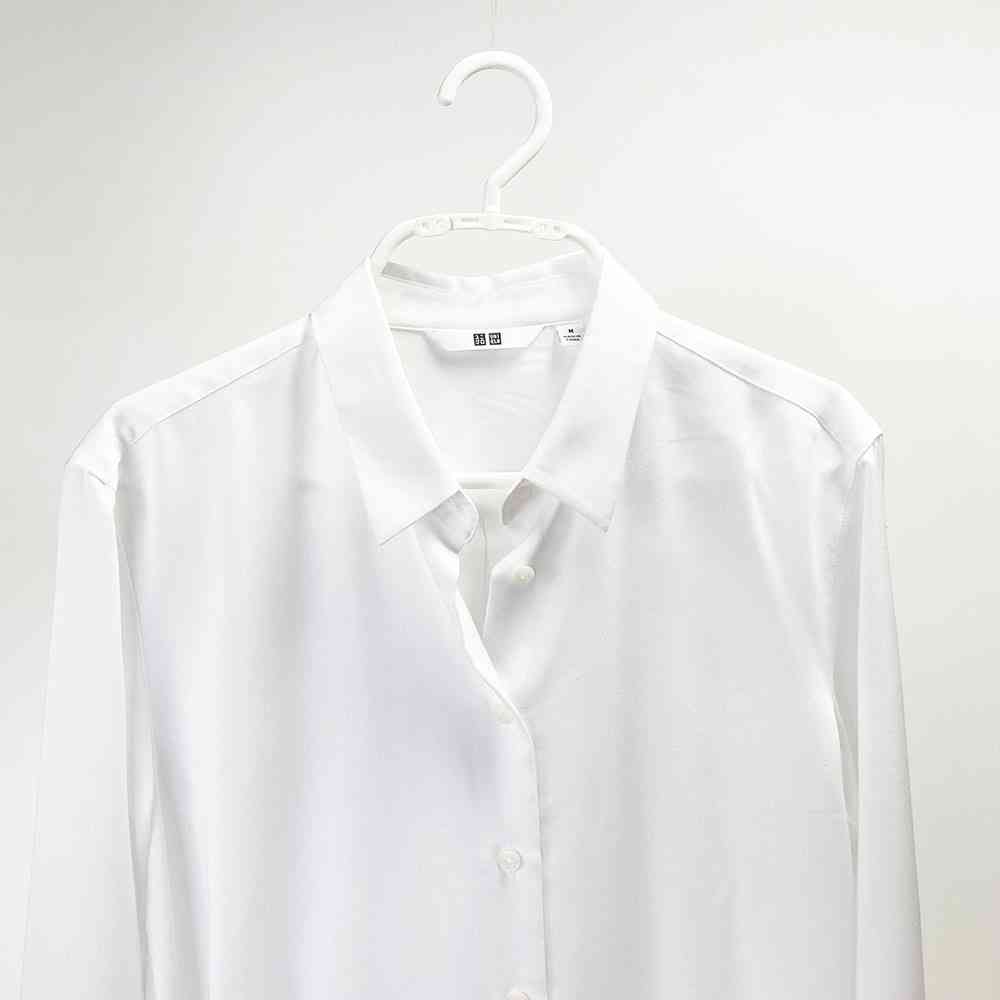 Shinko Hanger Mono Closet Shirt Hanger Speedy White 5 Pieces