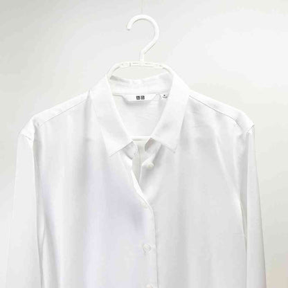 Shinko Hanger Mono Closet Shirt Hanger Speedy White 5 Pieces