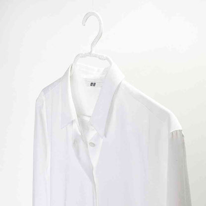 Shinko Hanger Mono Closet Shirt Hanger Speedy White 5 Pieces