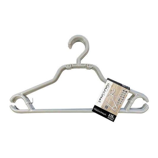 Shinko Hanger Mono Closet Shirt Hanger Speedy Gray 5 Pieces