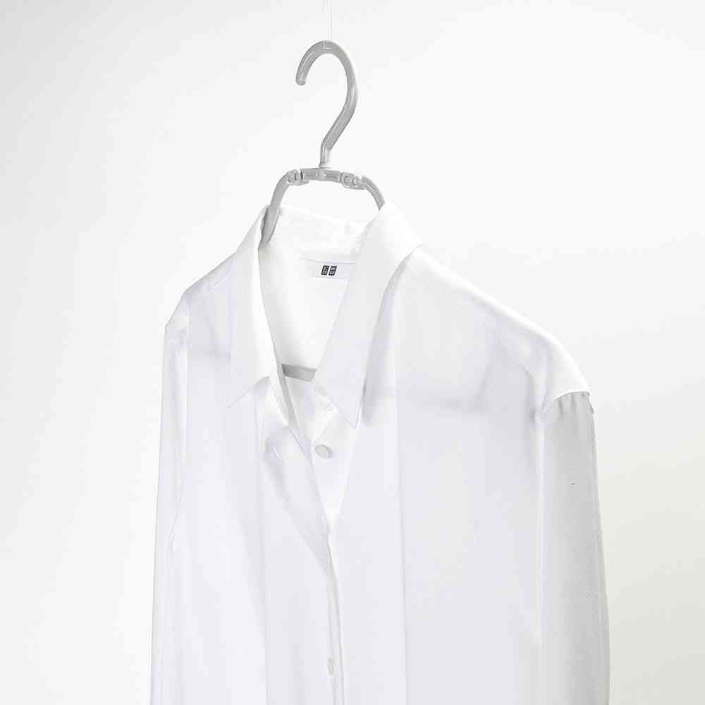 Shinko Hanger Mono Closet Shirt Hanger Speedy Gray 5 Pieces
