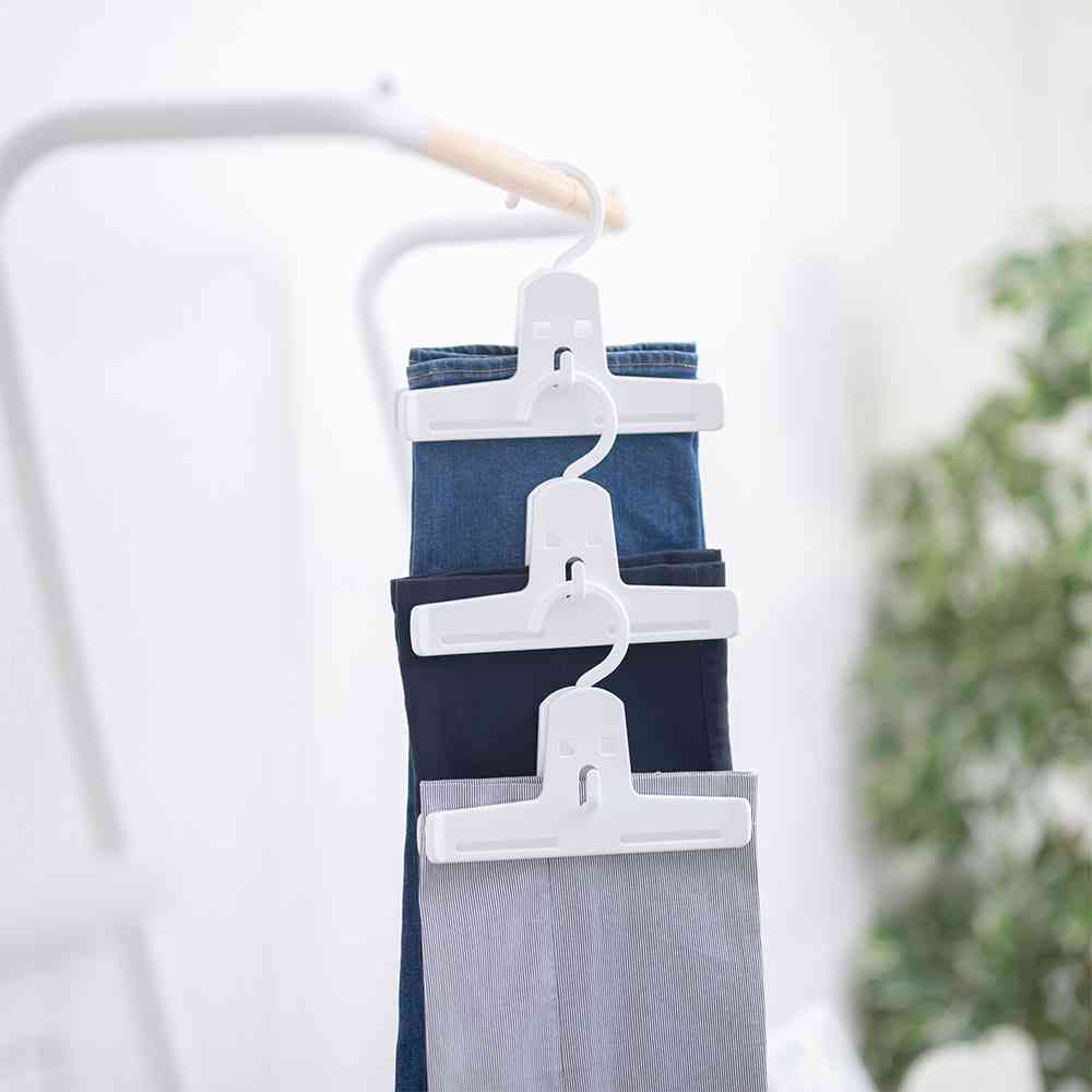 Shinko Hanger Mono Closet Easy Clipper White