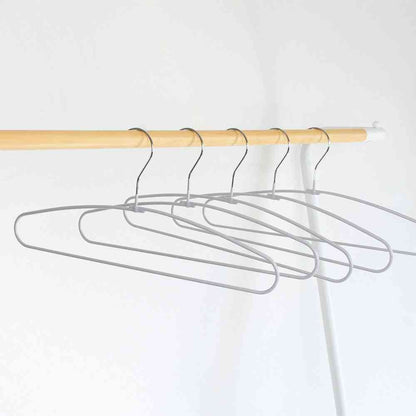 Shinko Hanger Mono Closet Shirt Hanger Non-Slip Gray (5 pieces)