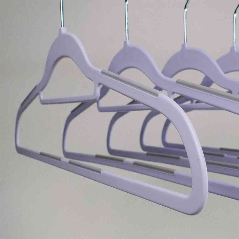 Shinko Hanger Mono Closet Shirt Hanger Rubber White 5 Pieces