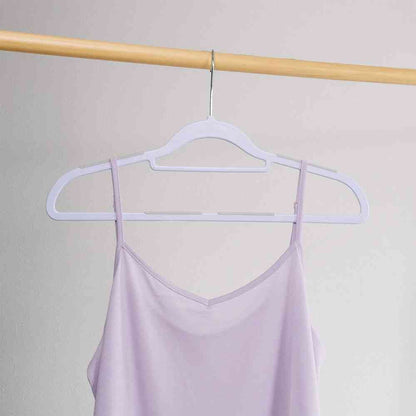 Shinko Hanger Mono Closet Shirt Hanger Rubber White 5 Pieces