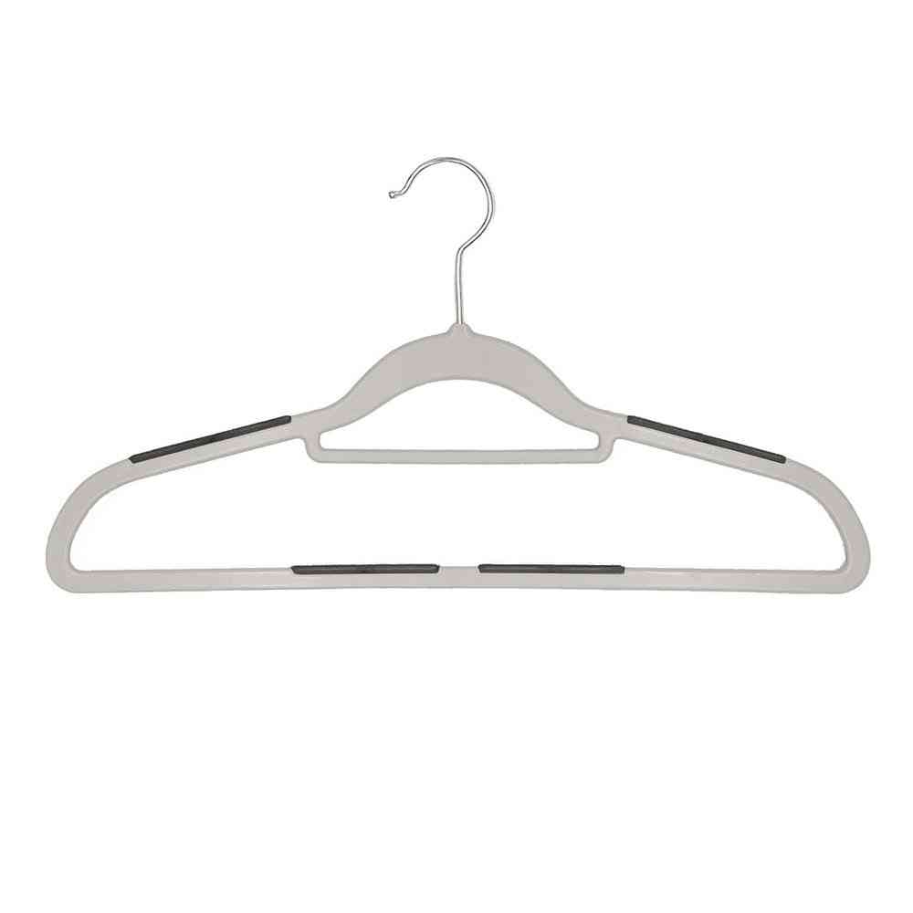 Shinko Hanger Mono Closet Shirt Hanger Rubber Gray 5 Pieces