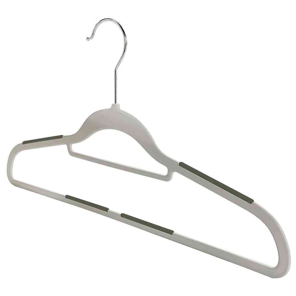 Shinko Hanger Mono Closet Shirt Hanger Rubber Gray 5 Pieces