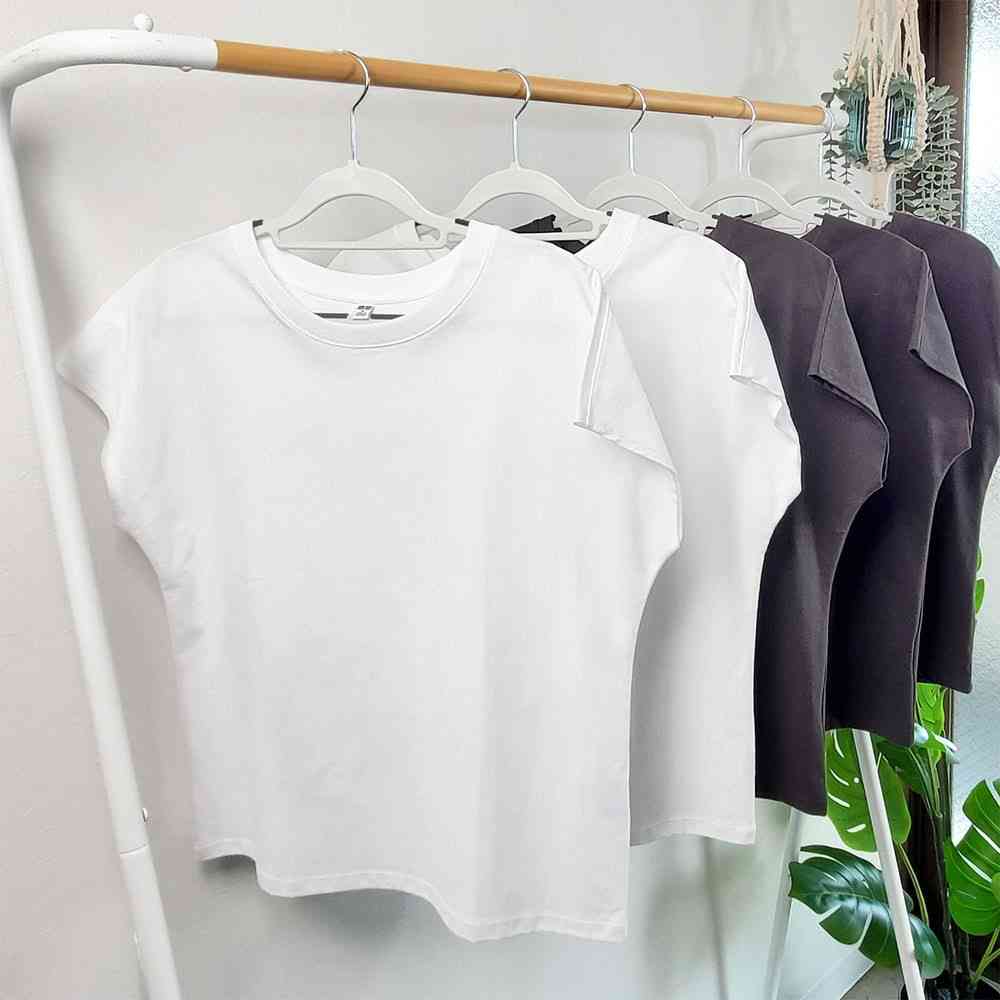 Shinko Hanger Mono Closet Shirt Hanger Rubber Gray 5 Pieces